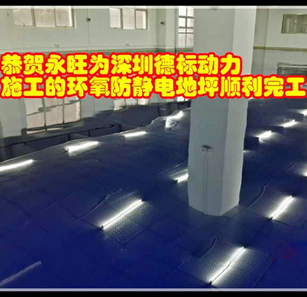 深圳德標(biāo)動(dòng)力環(huán)氧樹脂防靜電地坪漆工程